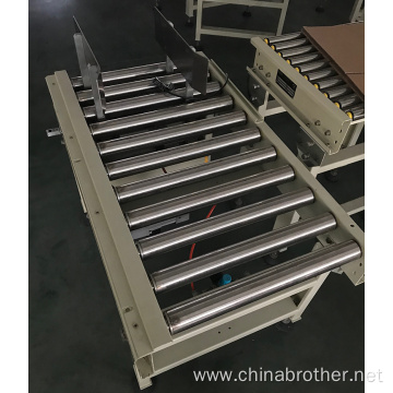 Motorized Stainless Steel 90 Degree Push Roller Conveyor